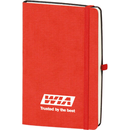 Florya-K Tarihsiz Cep Defter - Kırmızı, 11,5 x 16,5 cm
